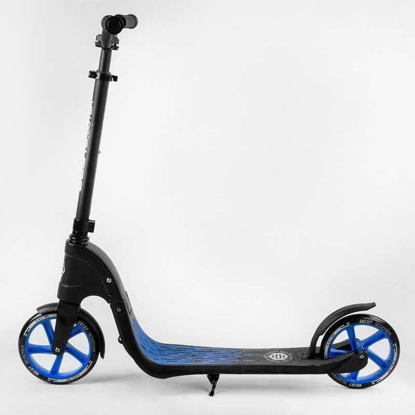 Самокат двоколісний для дітей, підлітків, дорослих Best Scooter 79855 Синій, до 100 кг, колеса PU 20 см 79855 фото