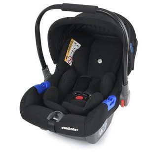 Бебікокон автокрісло дитяче NEWBORN ME 1043 Royal Black для малюків від народження з ременями безпеки і захистом голови ME 1043 Royal Black фото