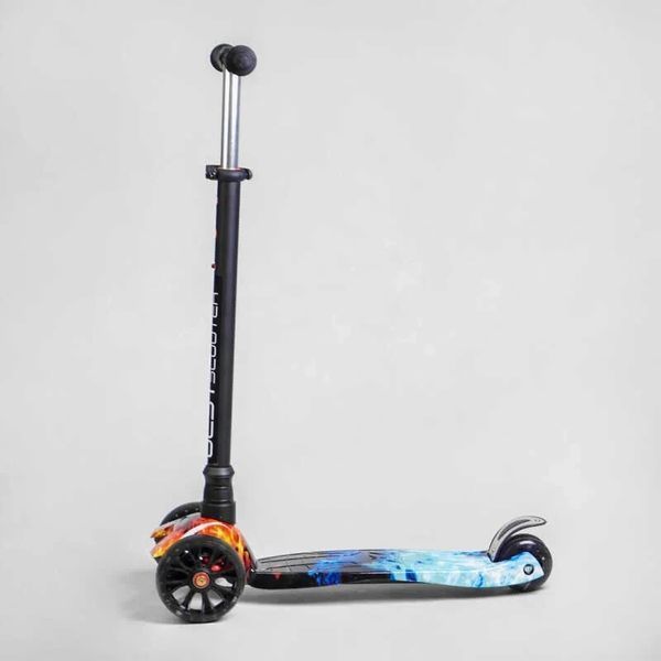 Самокат триколісний Best Scooter MAXI S-10808, знімне кермо до 87 см, колеса PU зі світлом S-10808 фото