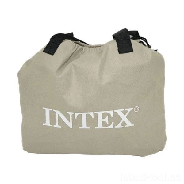 Ліжко надувне двомісне 152х203х42 см Intex 64124, з електронасосом, підголівником, матрац двоспальний 64124 М фото