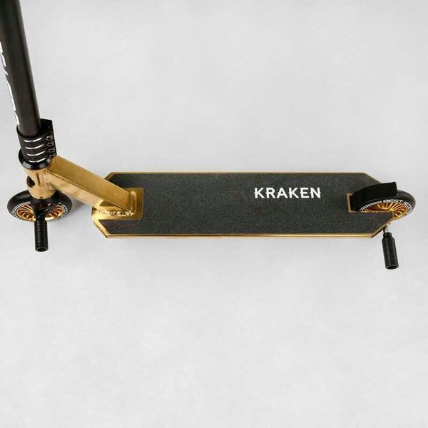 Самокат трюковий Best Scooter Kraken KR-93091, колеса PU 110 мм, висота 87 см, ABEC 9, Анодований KR-93091 фото