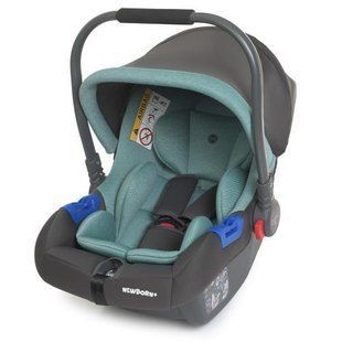 Автолюлька автокрісло дитяче NEWBORN ME 1043 Royal Mint для новонароджених до 13 кг з ручкою для перенесення ME 1043 Royal Mint фото