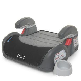 Дитячий бустер автокрісло RORO Gray ME 1144 Royal Gray &ndash; безпечне перевезення з Isofix, зручна ергономіка, 22&ndash;36 кг ME 1144 Royal Gray фото