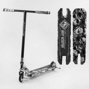Самокат трюковий із пегами Best Scooter BS-99600, колеса PU 110 мм, висота 85 см, з пегами BS-99600 фото