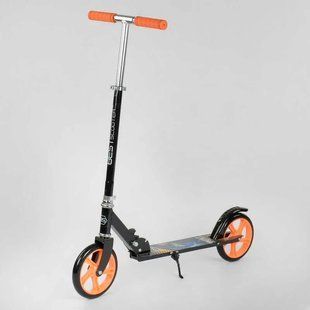 Самокат двоколісний дитячий 42714 "Best Scooter" з ручним гальмом, колеса PU, d = 20 см, до 70 кг 42714 фото