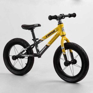 Велобіг дитячий 14" CORSO &laquo;Runner&raquo; 61236 з алюмінієвою рамою й колесами надувними гумовими 61236 фото